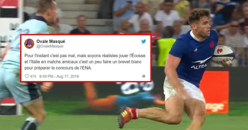 La belle victoire du XV de France face à l'Ecosse vue par les réseaux sociaux !