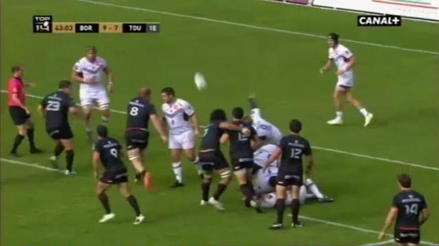 VIDEO. Top 14 - UBB. La chistera très osée de Baptiste Serin dans l'en-but