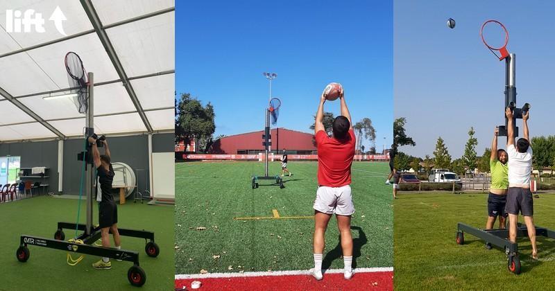 La Cible Mobile Touche Rugby, l'outil parfait pour perfectionner la touche des Cadets aux Seniors