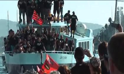 Folie à Toulon pour fêter le retour des champions d'Europe