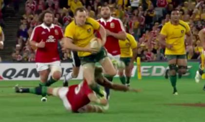 VIDEO. La superbe cuillère de Geoff Parling sur Jesse Mogg