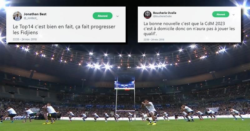 La défaite historique du XV de France face aux Fidji vue par Twitter