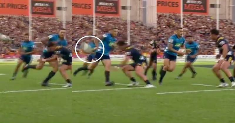 VIDEO. Super Rugby - La double ''chisté'' de SBW et Rieko Ioane pour l'essai des Blues