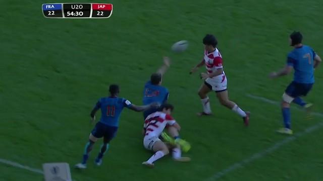 RÉSUME VIDÉO. Coupe du monde U20.  La France bat difficilement le Japon (41-27)