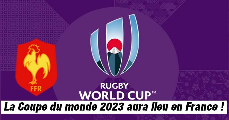 La France organisera la Coupe du monde de rugby 2023 !