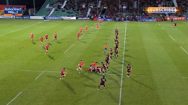 VIDEO. La grosse bourde du demi de mêlée du Munster Cathal Sheridan