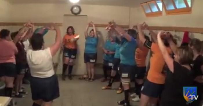 VIDÉO. AMATEUR. De la remise des maillots au chant de la victoire, les supportrices de Saint Léger des Vignes parodient le rugby