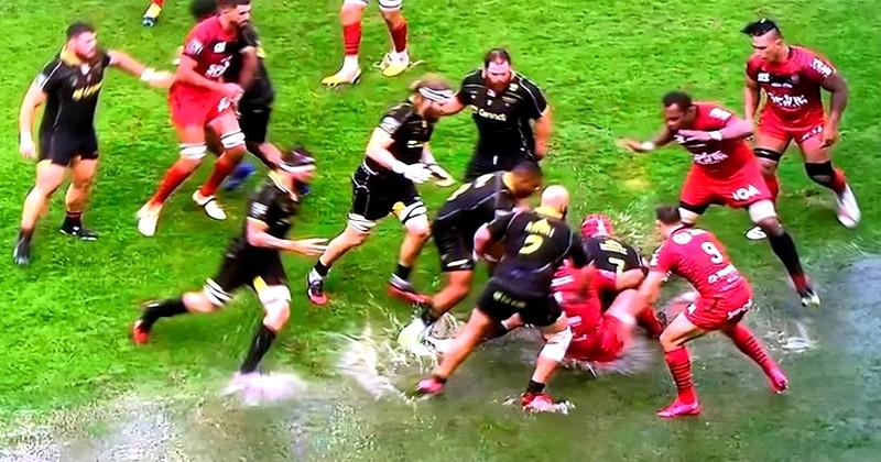 La partie de Water-Rugby entre le RCT et le BO a tenu en haleine les réseaux sociaux