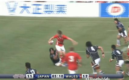 La passe acrobatique qui condamne les chances japonaises