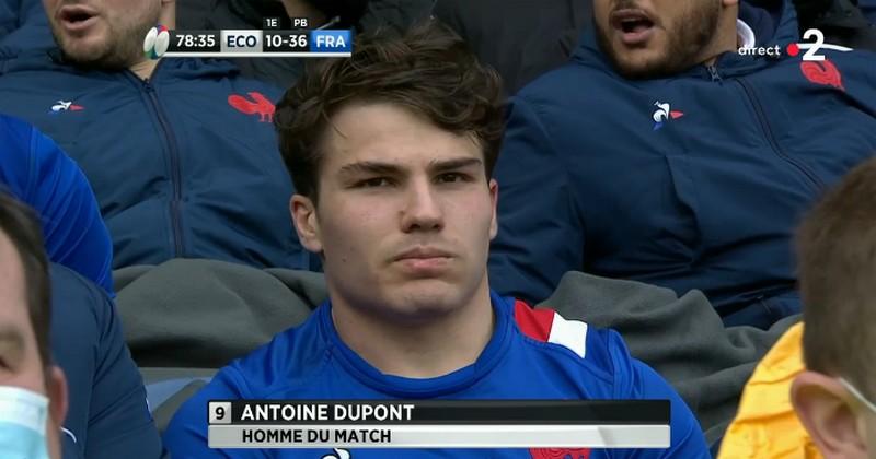 RUGBY. Equipe de France. La relance stratosphérique d'Antoine Dupont a enflammé les réseaux sociaux