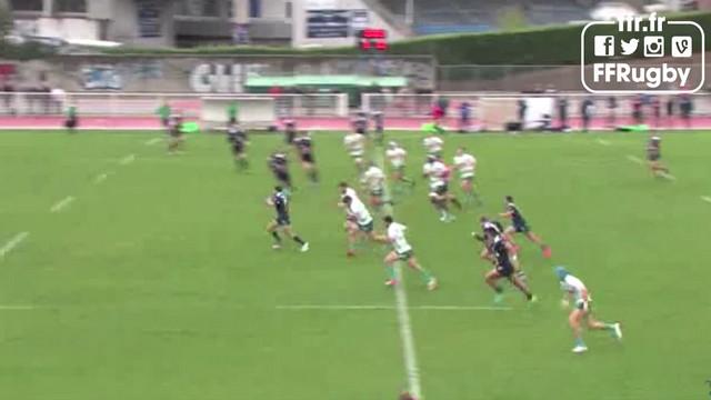 VIDEO. Espoirs - La superbe relance de 80m d'Agen face à la Section Paloise