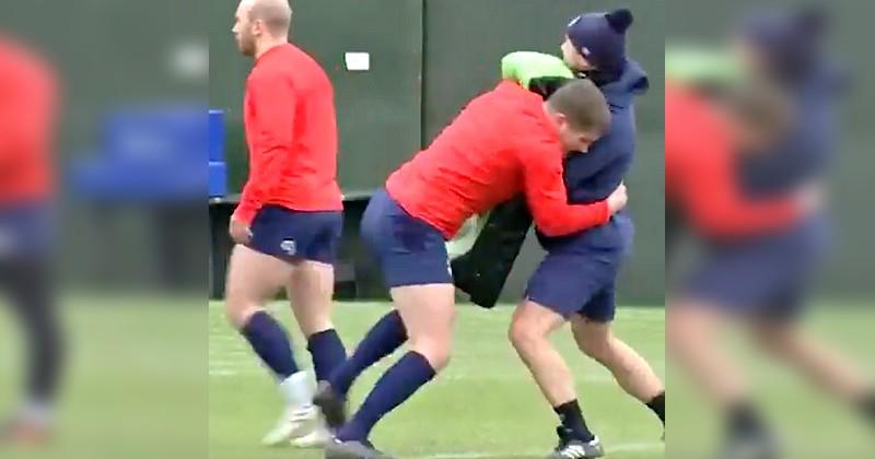 VIDEO. La technique de plaquage d'Owen Farrell avant le Crunch inquiète des supporters anglais