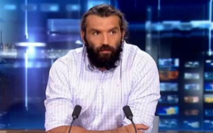 La tristesse de Chabal dans le JT de TF1