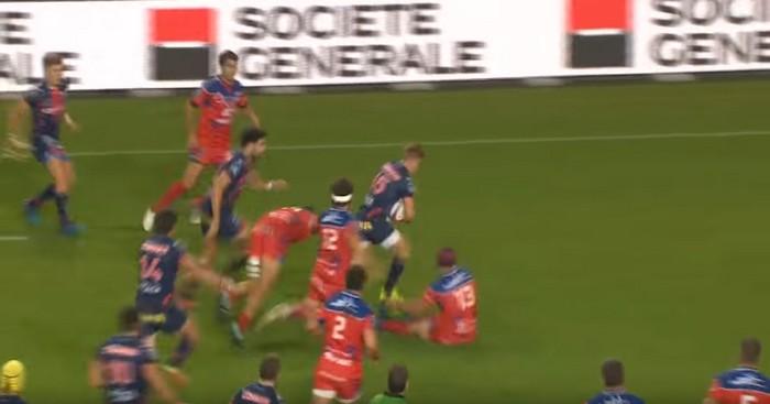 VIDEO. Pro D2 - FCG. Lancé comme un frelon, Gervais Cordin pose son adversaire sur les fesses pour l'essai