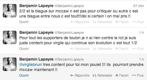 RCT : Virgile Bruni répond à Bernard Laporte, Twitter s'enflamme