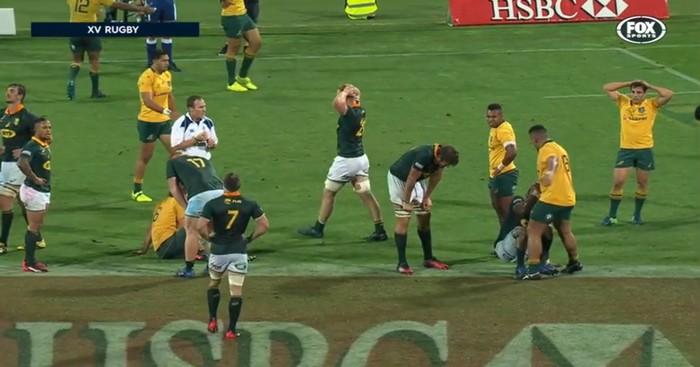 RESUME VIDEO. Rugby Championship : L'Australie et l'Afrique du Sud font match nul pour la 2e fois de leur histoire