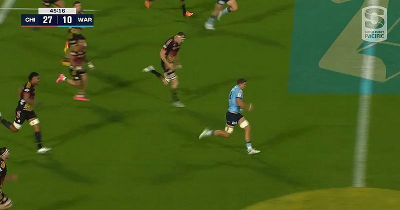 VIDEO. Super Rugby. 95 mètres ! Le 3e ligne Will Harris a inscrit un essai retentissant !