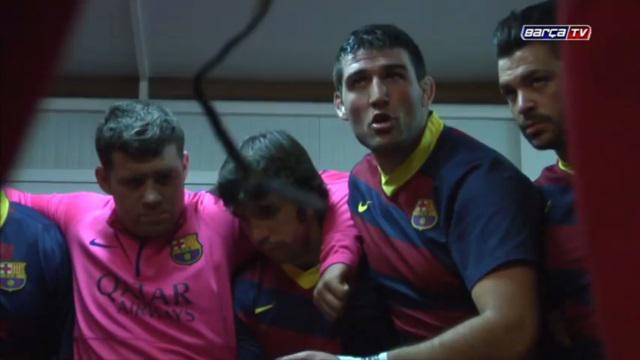 VIDEO. Le Barça joue aussi au rugby, la preuve avec ce discours d'avant-match émouvant