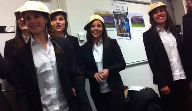 VIDEO. INSOLITE. Le bizutage original des nouvelles joueuses de l'équipe de France de rugby