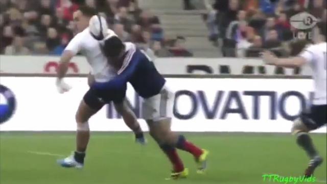 VIDEO. Le plaquage appuyé de Florian Fritz sur le All Black Israel Dagg