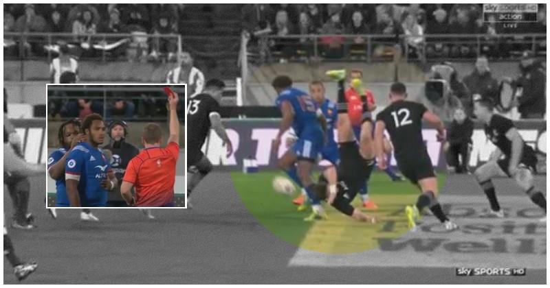 VIDÉO. XV de France. Le carton rouge de Benjamin Fall face aux All Blacks