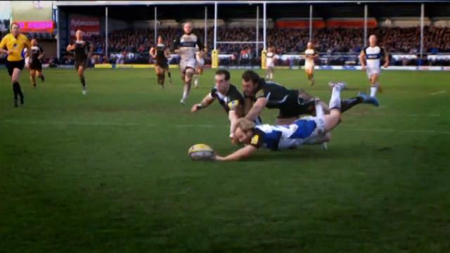 VIDEO. Le futur joueur de l'ASM Nick Abendanon et Bath font plier Exeter avec style