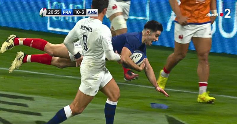 RUGBY. VIDÉO. Un Le Garrec électrique file à l'essai, le XV de France lance les hostilités face à l’Angleterre