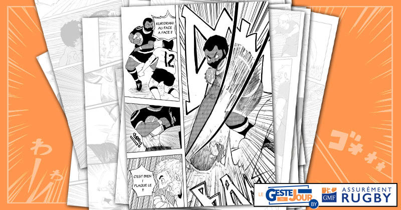 Le geste du jour en Manga : l'énorme raffut de Tevita Kuridrani face à l'Uruguay !