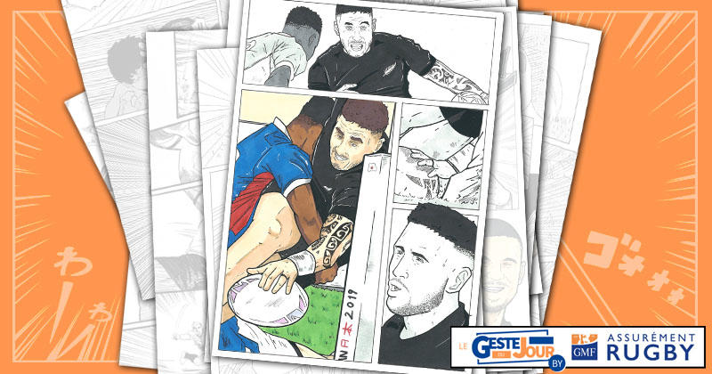 Le geste du jour en Manga : l'essai extraordinaire de TJ Perenara face à la Namibie