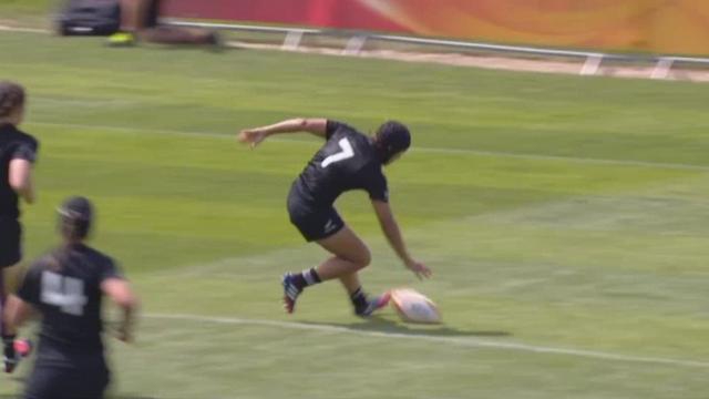 VIDEO. Coupe du monde rugby féminin. Le gros raté de Justine Lavea dans l'en-but