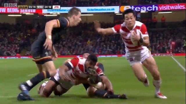 RÉSUMÉ VIDÉO. Le Japon tout proche de l'exploit face au Pays de Galles à Cardiff (33-30)