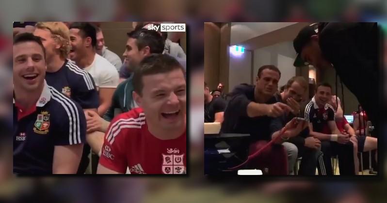 VIDEO. Le jour où Zebo a été ''puni'' par les Lions pour avoir fait une blague à Conor Murray