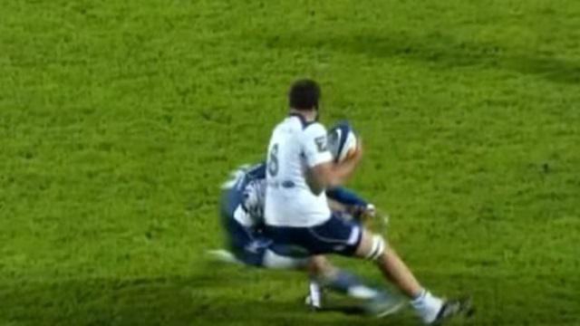 VIDEO. Top 14 : Lancé comme un frelon, Daniel Kirkpatrick s'assomme tout seul sur Marc Giraud