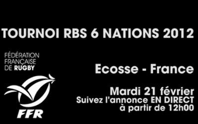 Le live de l'annonce du groupe France  face à L'Ecosse