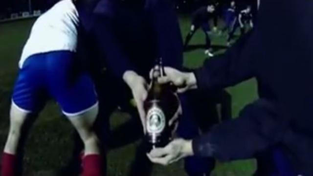 VIDEO. INSOLITE. Le Lokomotiv Zagreb joue au rugby... avec de la bière en guise de ballon