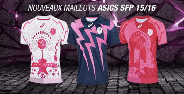 Le nouveau maillot du Stade Français Paris par ASICS fait parler la foudre  