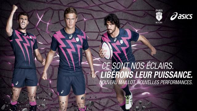 Le nouveau maillot du Stade Français Paris par ASICS fait parler la foudre  