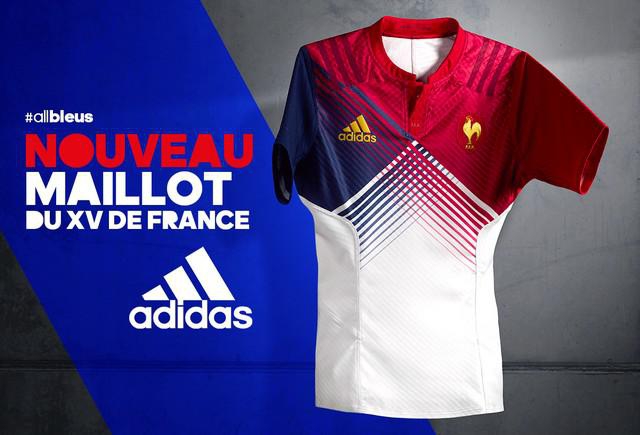 adidas dévoile le nouveau maillot du XV de France