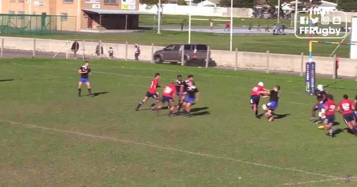 RESUME VIDEO. France U19 - Le Palois Vincent Pinto conclut un superbe système face à la Western Province U20 par un gros raffut