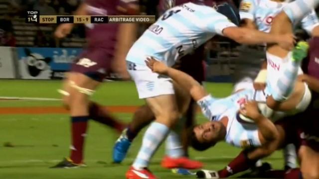 PHOTOS. Top 14 - UBB. Louis-Benoît Madaule suspendu après sa prise de catch sur Brice Dulin