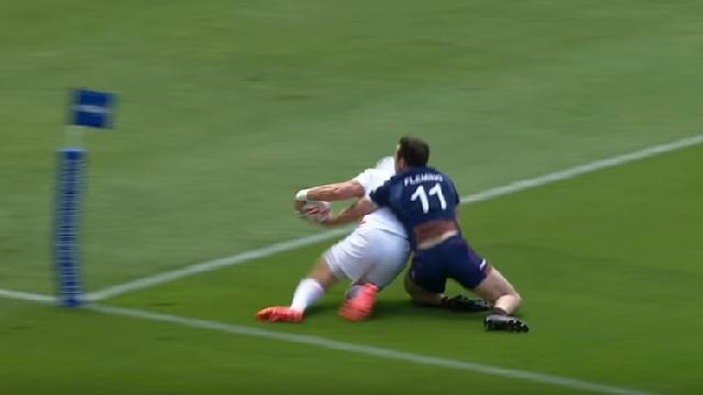 VIDEO. WELLINGTON 7S: Le sauvetage incroyable de l'écossais James Fleming face à l'Angleterre