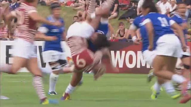 VIDEO. Soteria Pulumu confond rugby et catch pour un plaquage destructeur sur Natasha Hunt