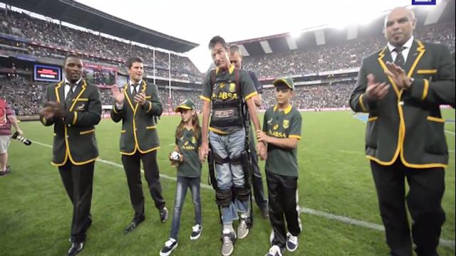 VIDÉO. Le public de l'Ellis Park rend hommage à Joost van der Westhuizen