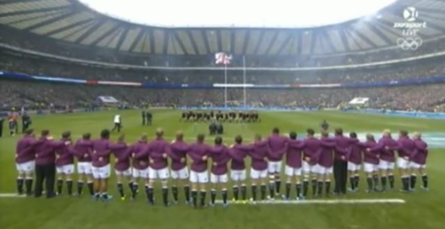 VIDEO. Angleterre - All Blacks : Le haka des Néo-Zélandais noyé par le Swing Low, Sweet Chariot de Twickenham