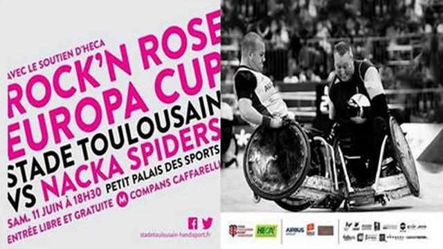 Le Quad Rugby à l'honneur à Toulouse avec La Rock'N Rose Europa Cup 2016