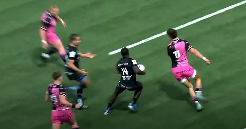 VIDEO. CHAMPIONS CUP. La vista de Le Garrec, les appuis de feu de Wade, le Racing assure le spectacle à l'Arena