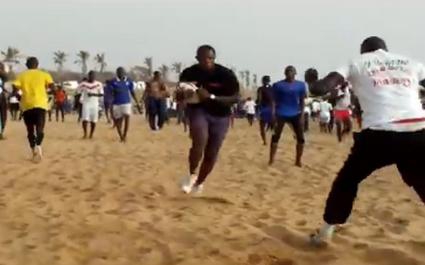 VIDEO. Dans la peau d'un joueur de rugby au Sénégal