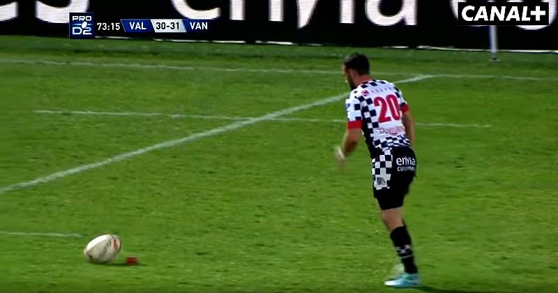 VIDEO. Pro D2. Le sang-froid impressionnant de Mathieu Lorée qui transforme en drop pour la victoire