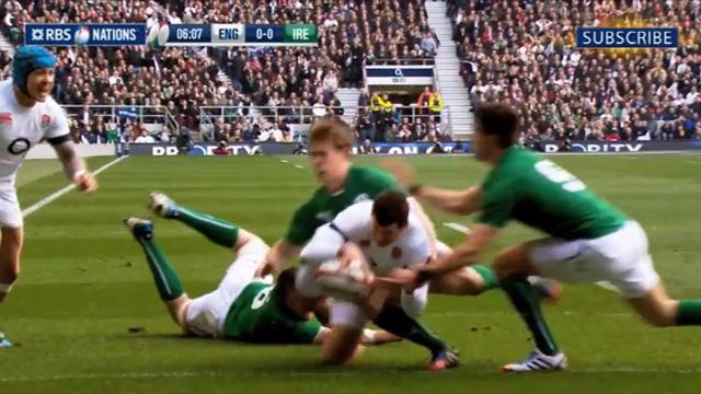 VIDEO. 6 Nations - Irlande : le sauvetage du bout des doigts de Conor Murray face à l'Angleterre