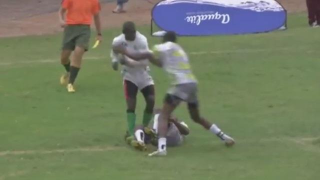 VIDEO. Insolite - Rugby à 7 : il sauve l'essai in extremis en arrachant le ballon des mains de son adversaire